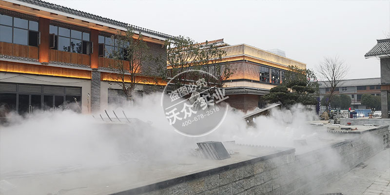 陕西汉中天汉长街高压雾森造景项目