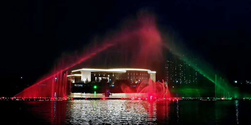 漯河月湾湖音乐喷泉