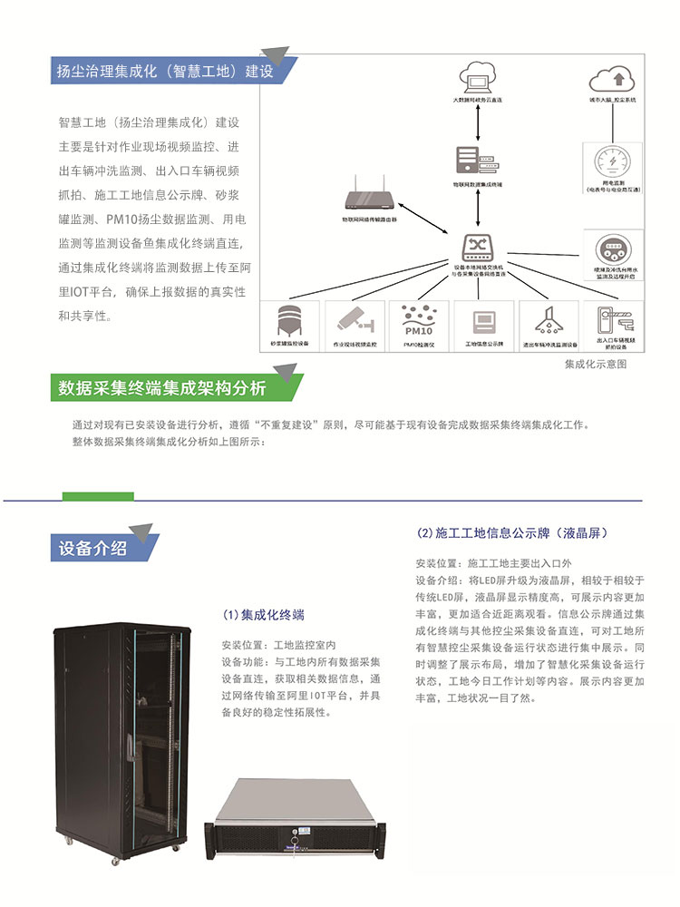 扬尘治理集成化（智慧工地）建设